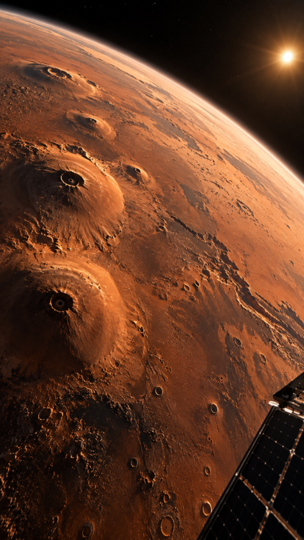 Tharsis From Orbit Tharsis From Orbit